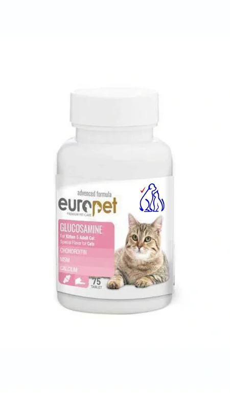 قرص گلوکز آمین گربه یوروپت (europet)